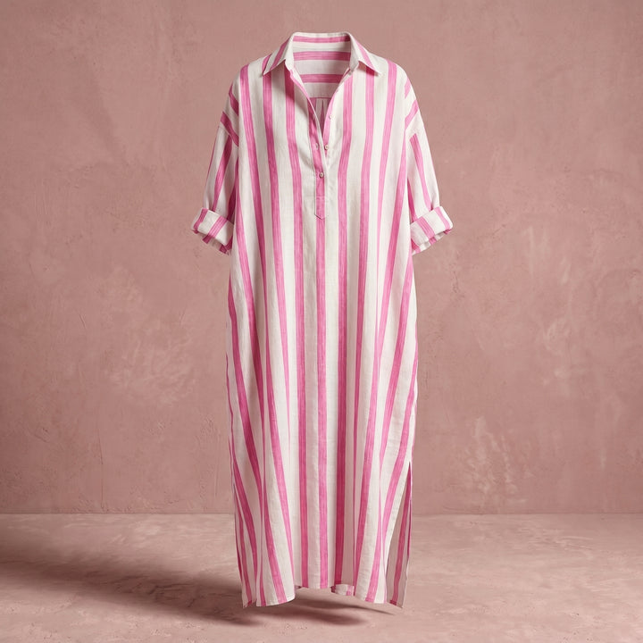 Mila Striped Shirt Dress