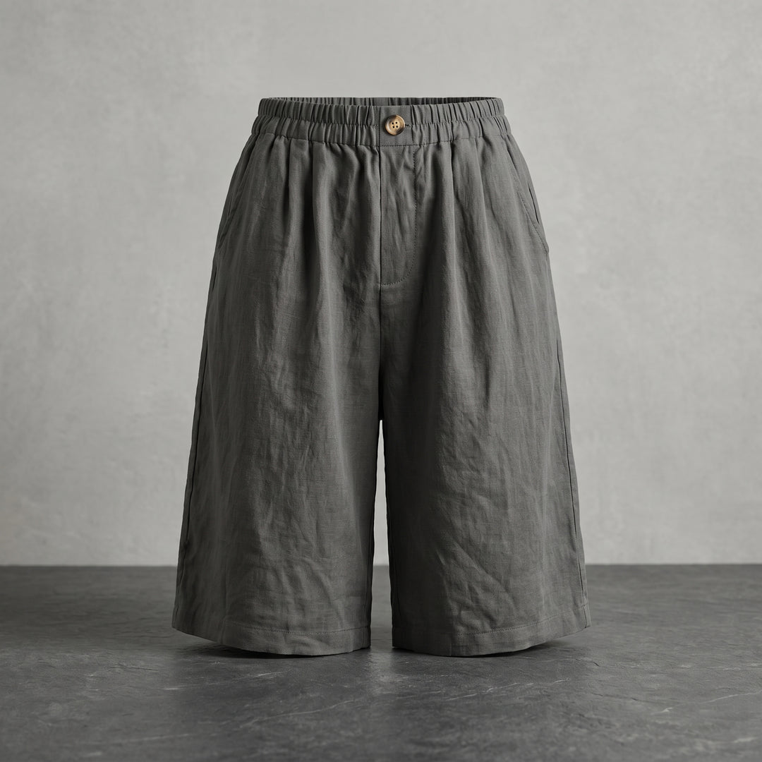 Olivia Breeze Linen Shorts