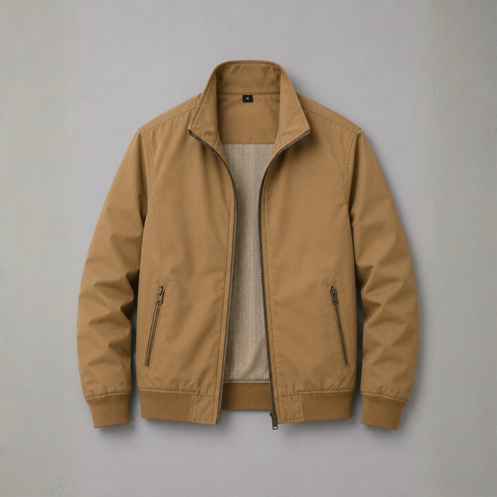 Julian Stand Collar Zip Jacket