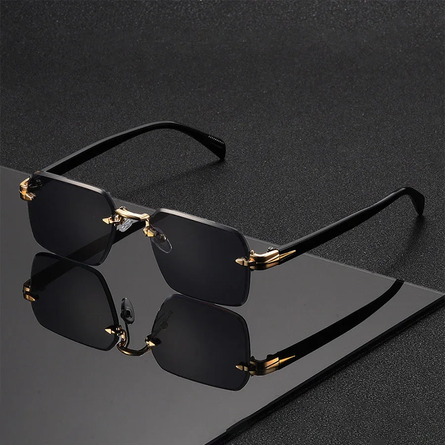 Emmett Rimless Gradient Sunglasses