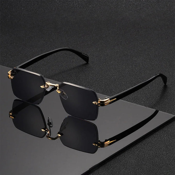 Emmett Rimless Gradient Sunglasses