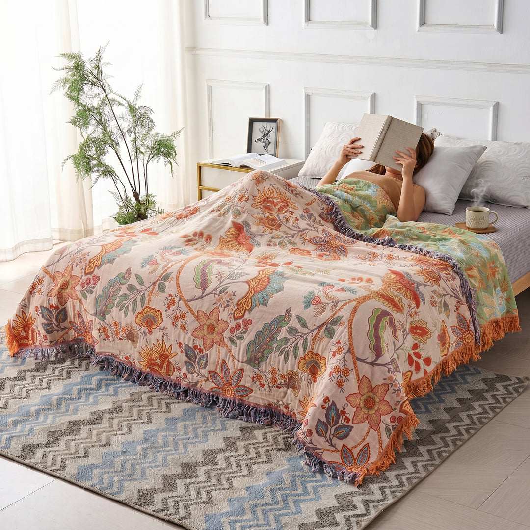 Willow Haven Cotton Throw Blanket