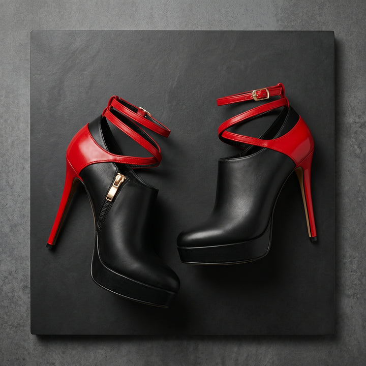 Ariella Ankle Strap Platform Heel