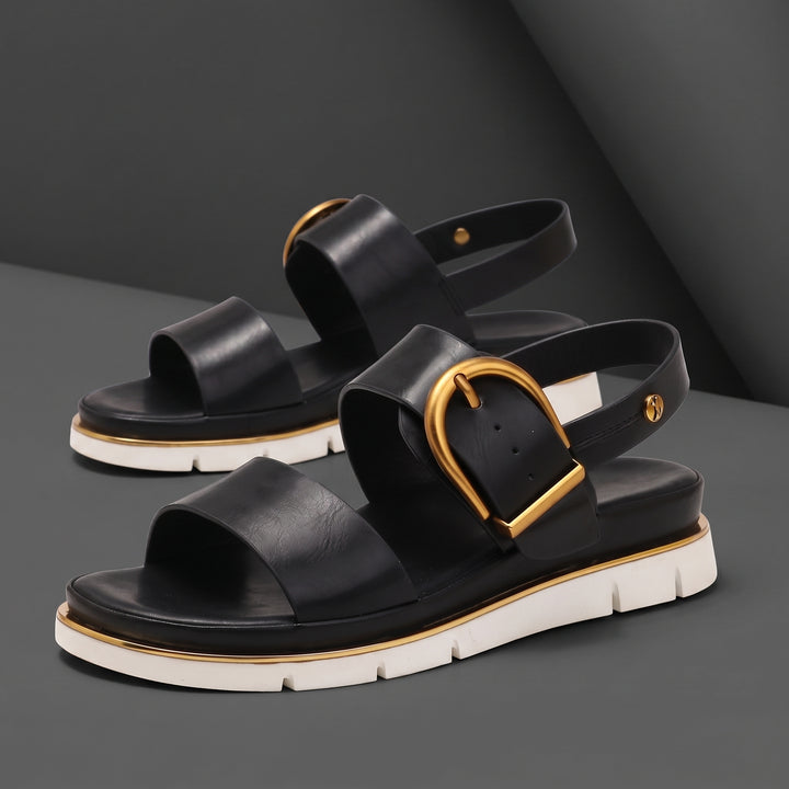 Noemi Rowan Buckle Strap Platform Sandals