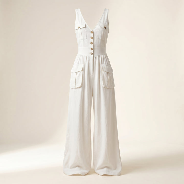 Elise Utility Wide Leg Jumpsuit