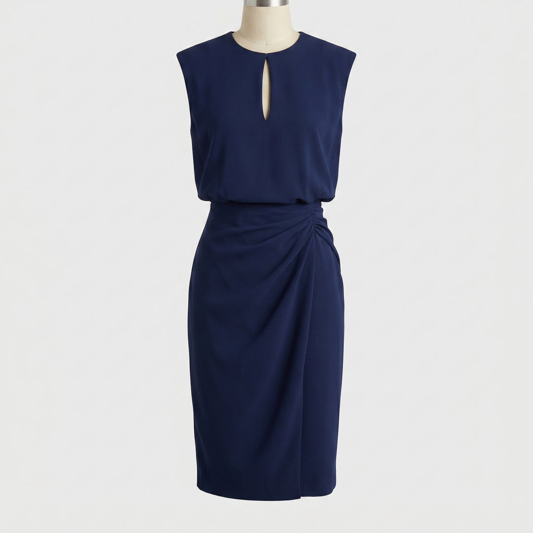 Aria Kensington Ruched Midi Dress