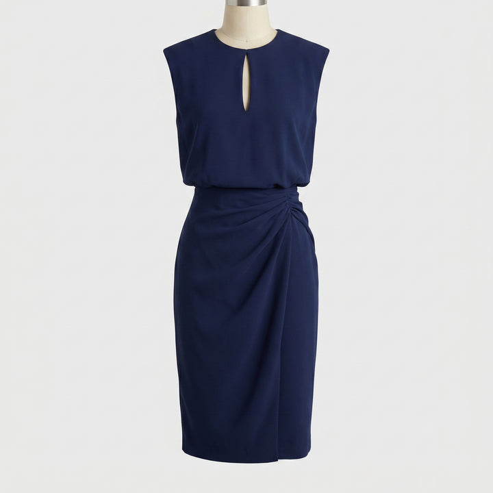 Aria Kensington Ruched Midi Dress