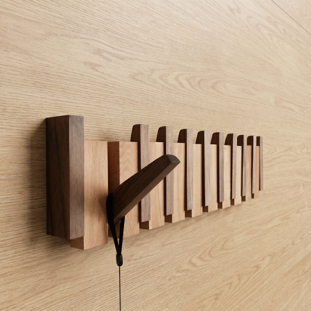 Ashton Mercer Folding Wall Hook Rack