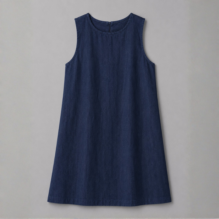 Marina Linen Shift Mini Dress