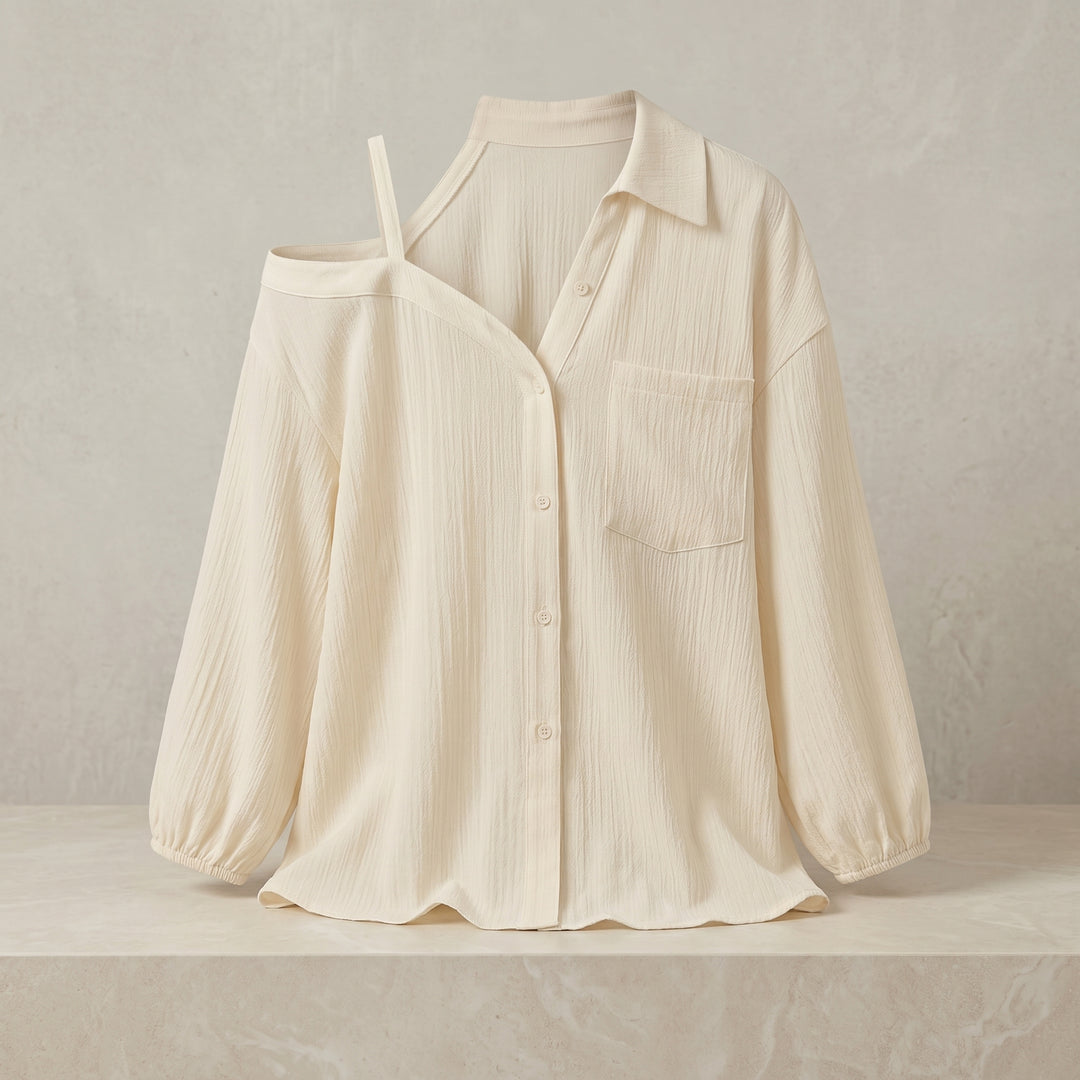 Isabella Breeze One Shoulder Blouse