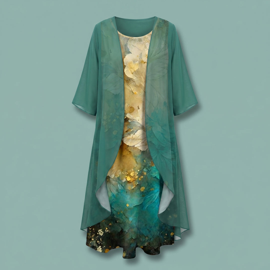 Celeste Monroe Layered Floral Dress