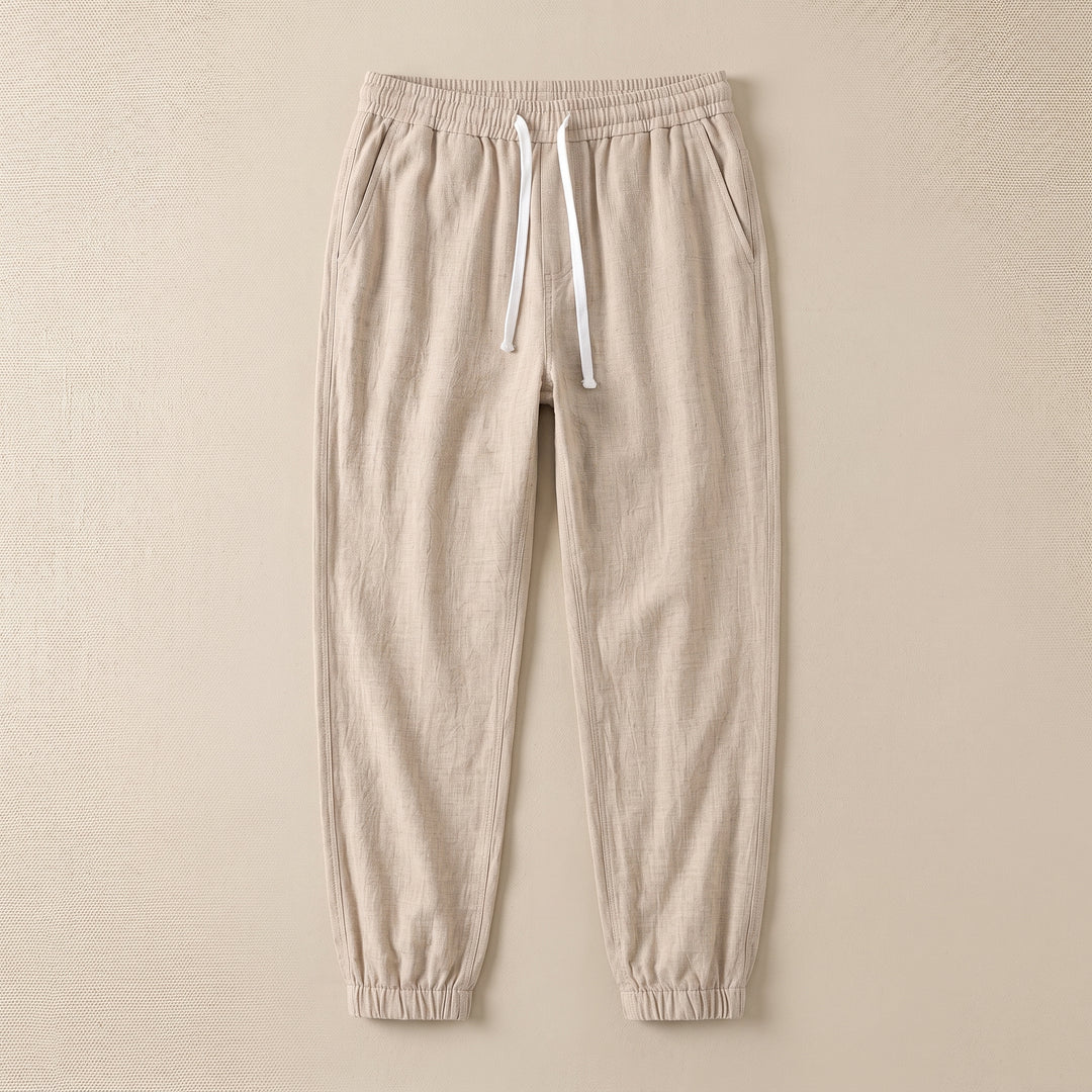 Elliot Hayes Linen Jogger Trousers
