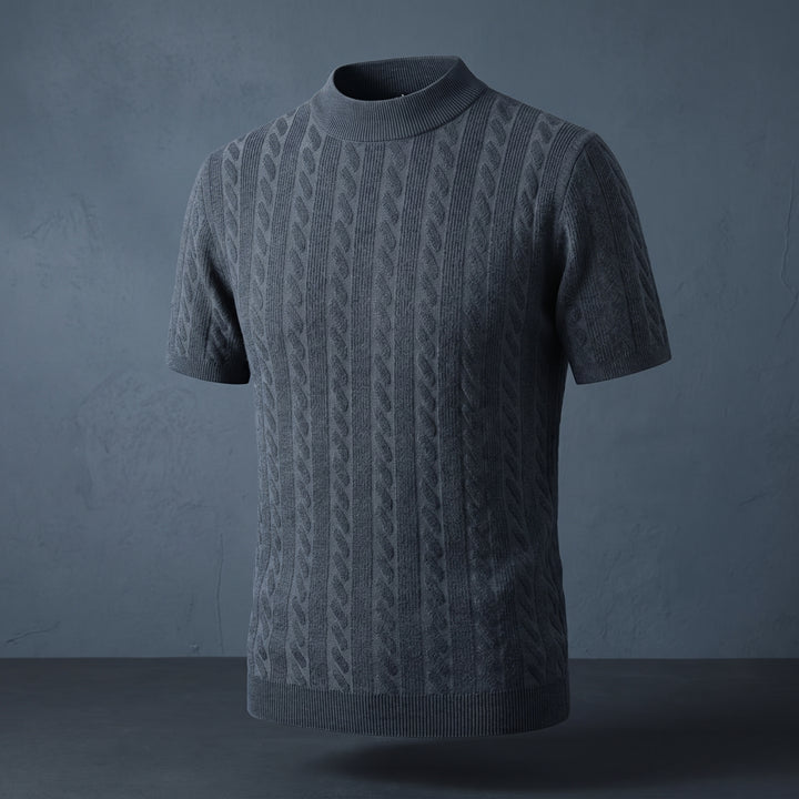 Cassian Mock Neck Knit Sweater