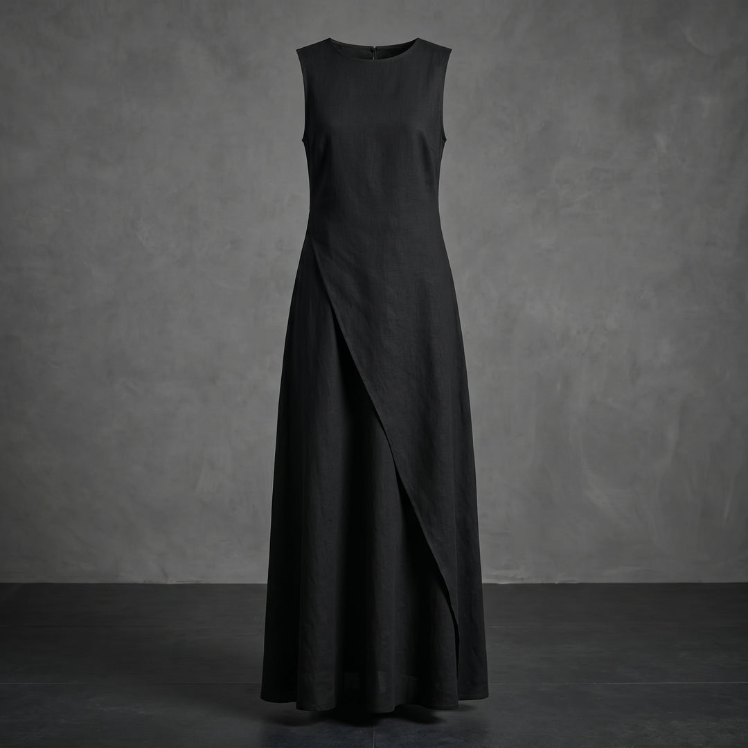 Nadia Asymmetric Maxi Dress
