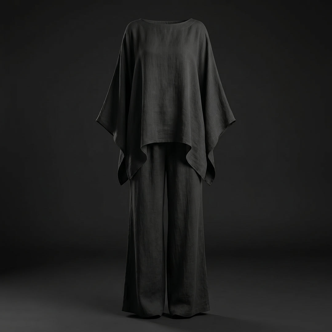 Seraphine Vale Linen Wide Leg Pant Set