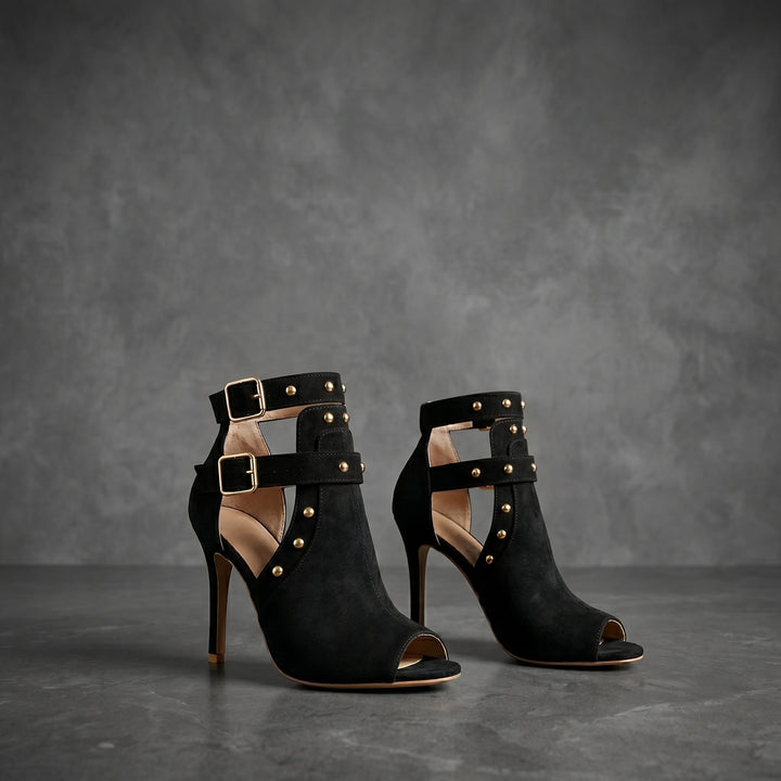 Valerie Buckle Strap Stiletto Sandal