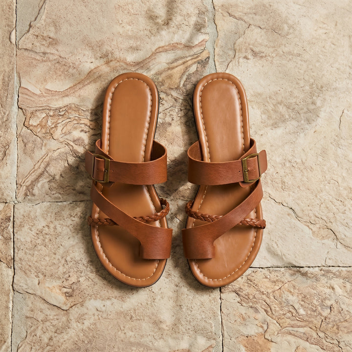 Sienna Leather Strap Sandals