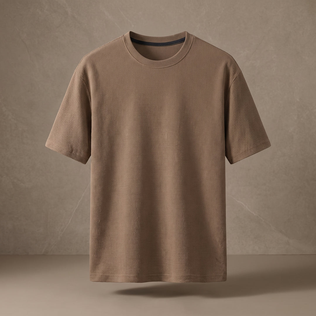 Adrian Waffle Crew Neck T-Shirt