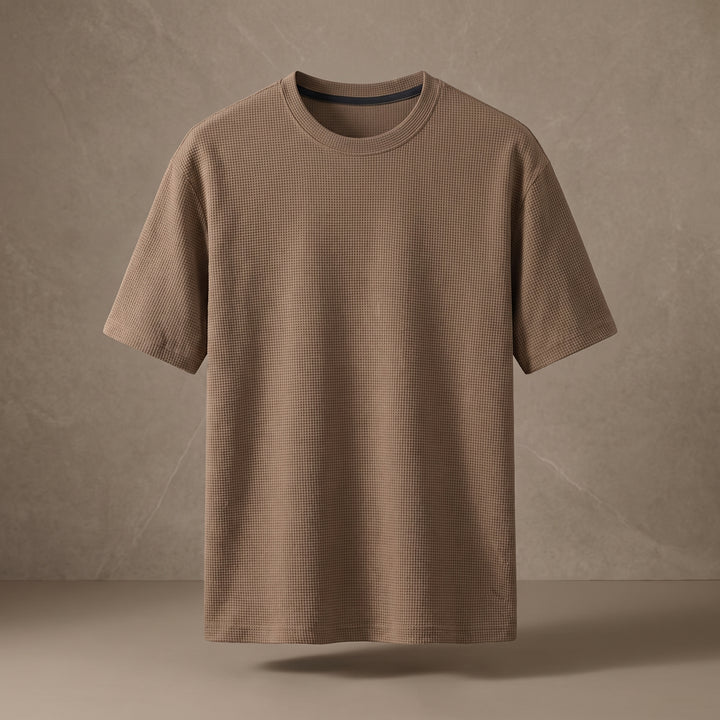 Adrian Waffle Crew Neck T-Shirt