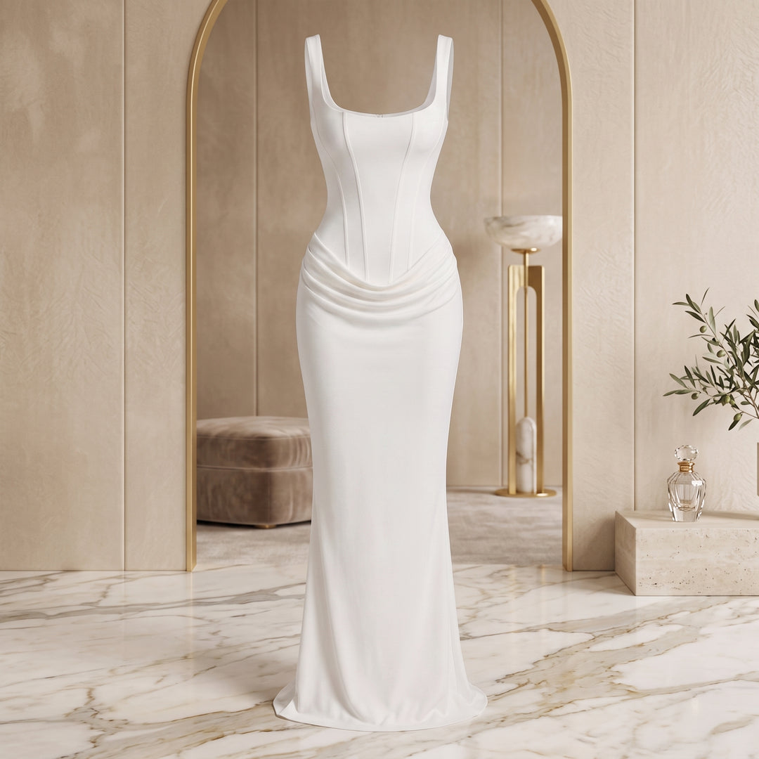 Valencia Sculpted Corset Gown