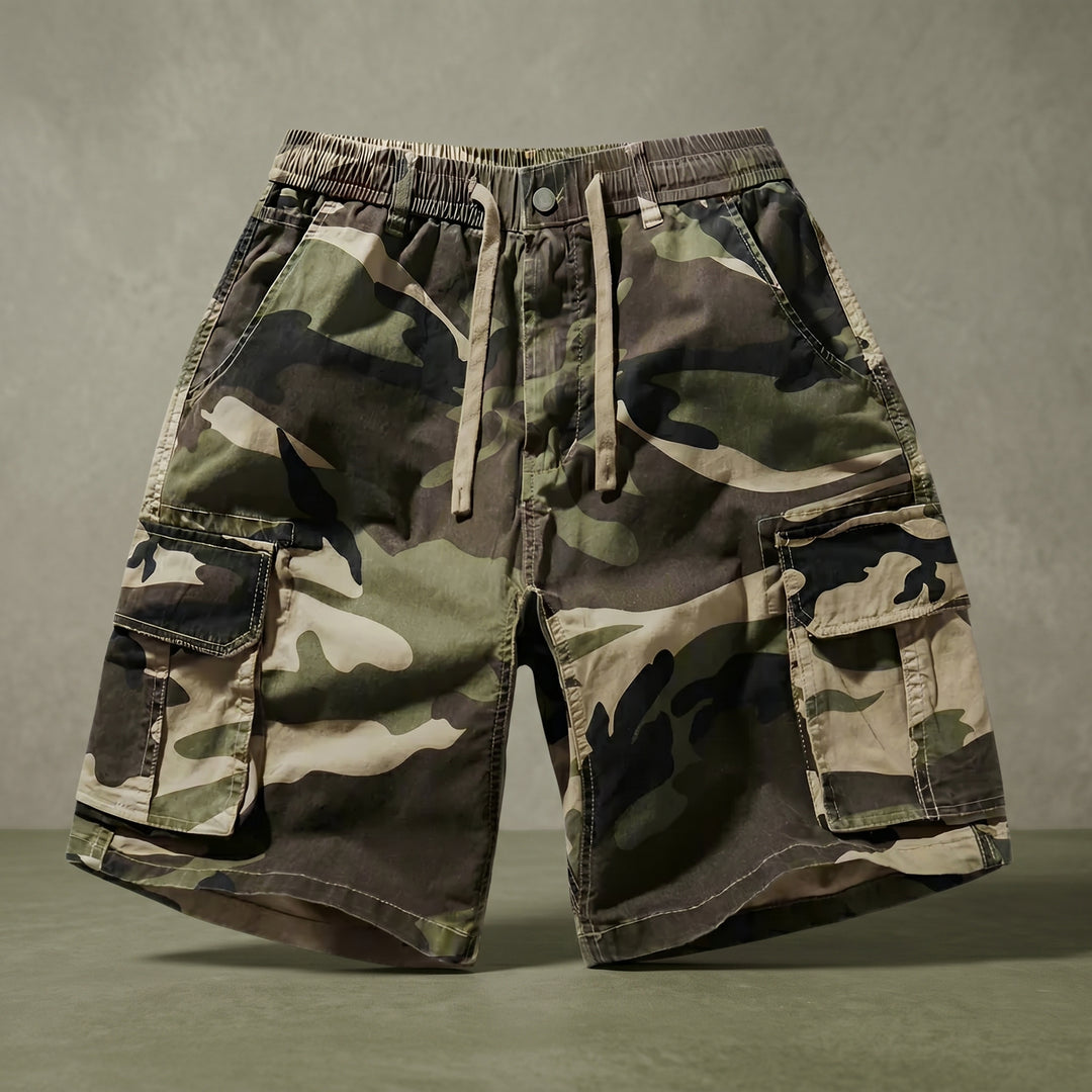 Ridgeway Camo Utility Cargo Shorts