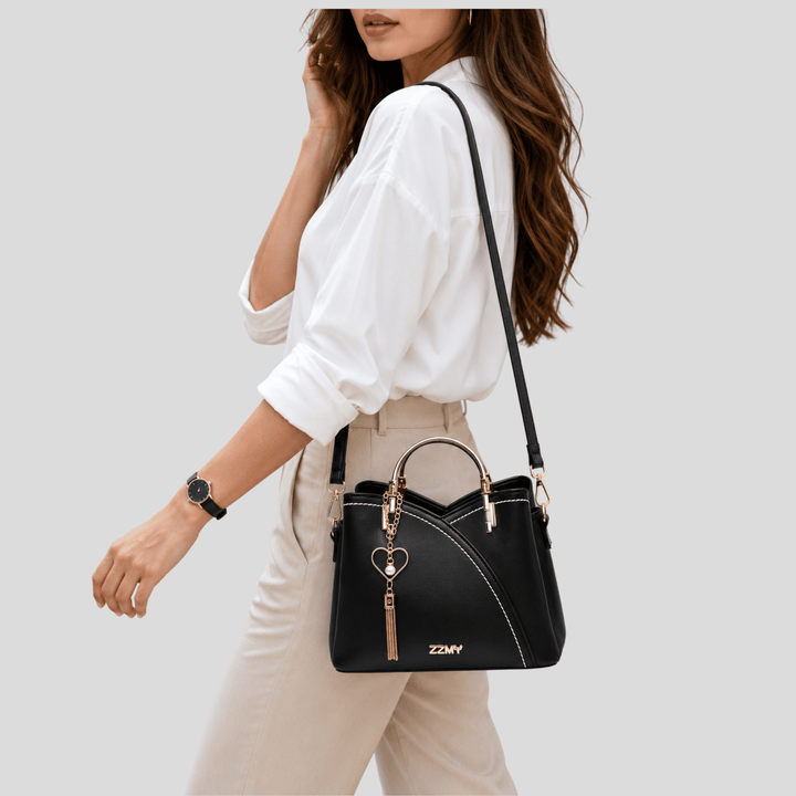 Isabella Colorblock Handle Bag