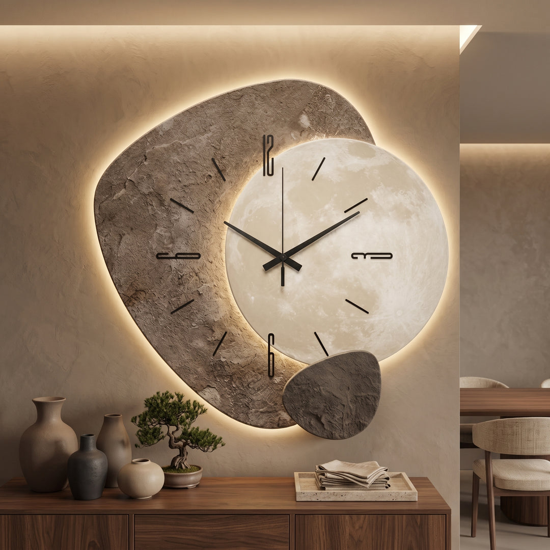 Lumen Slate Scandinavian Wall Clock