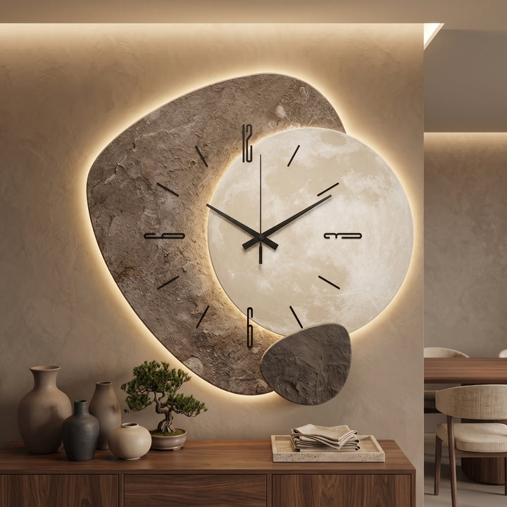 Lumen Slate Scandinavian Wall Clock