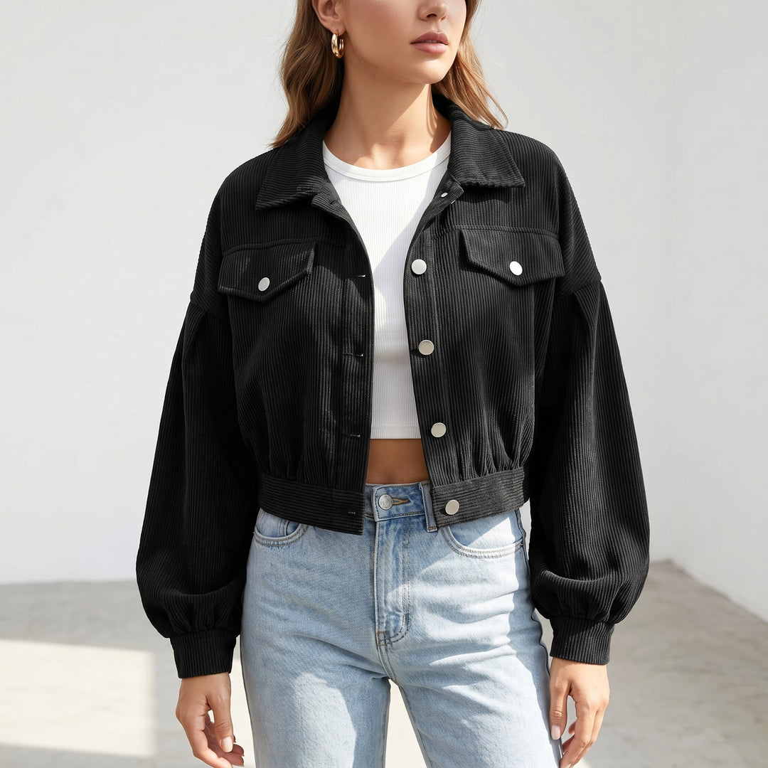Ashbourne Cropped Corduroy Jacket