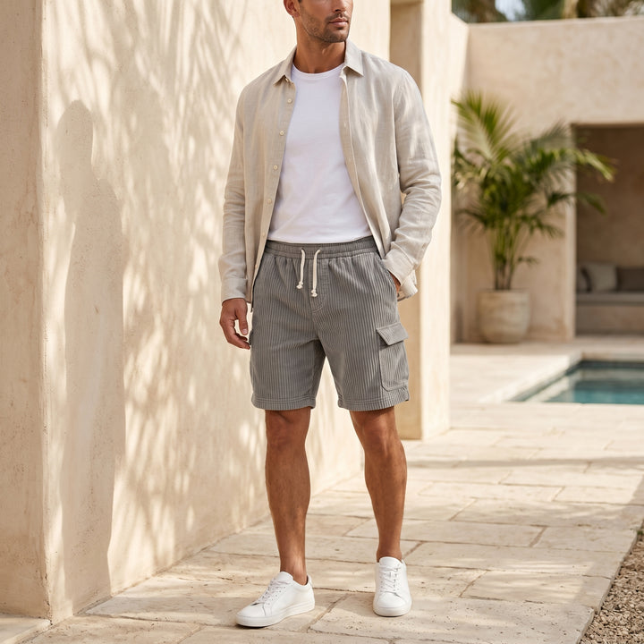 Hermosa Corduroy Cargo Shorts