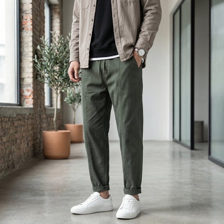 Matteo Tapered Drawstring Jogger Pants
