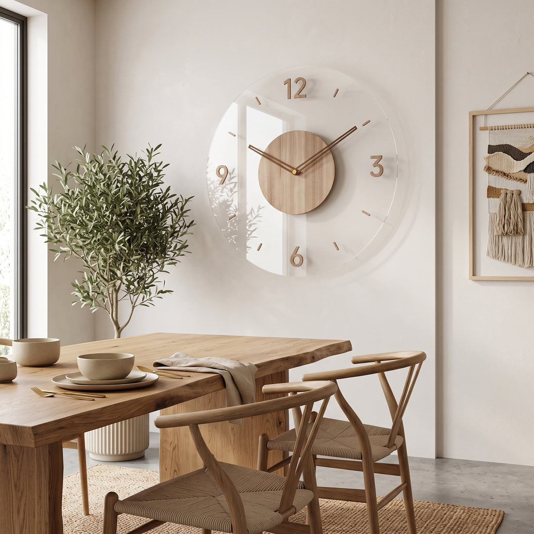 Alden Grove Wooden Wall Clock