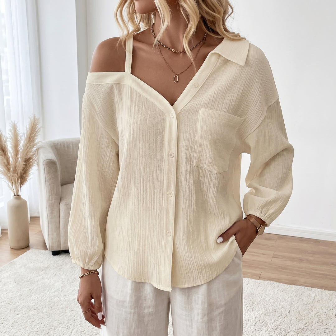 Isabella Breeze One Shoulder Blouse