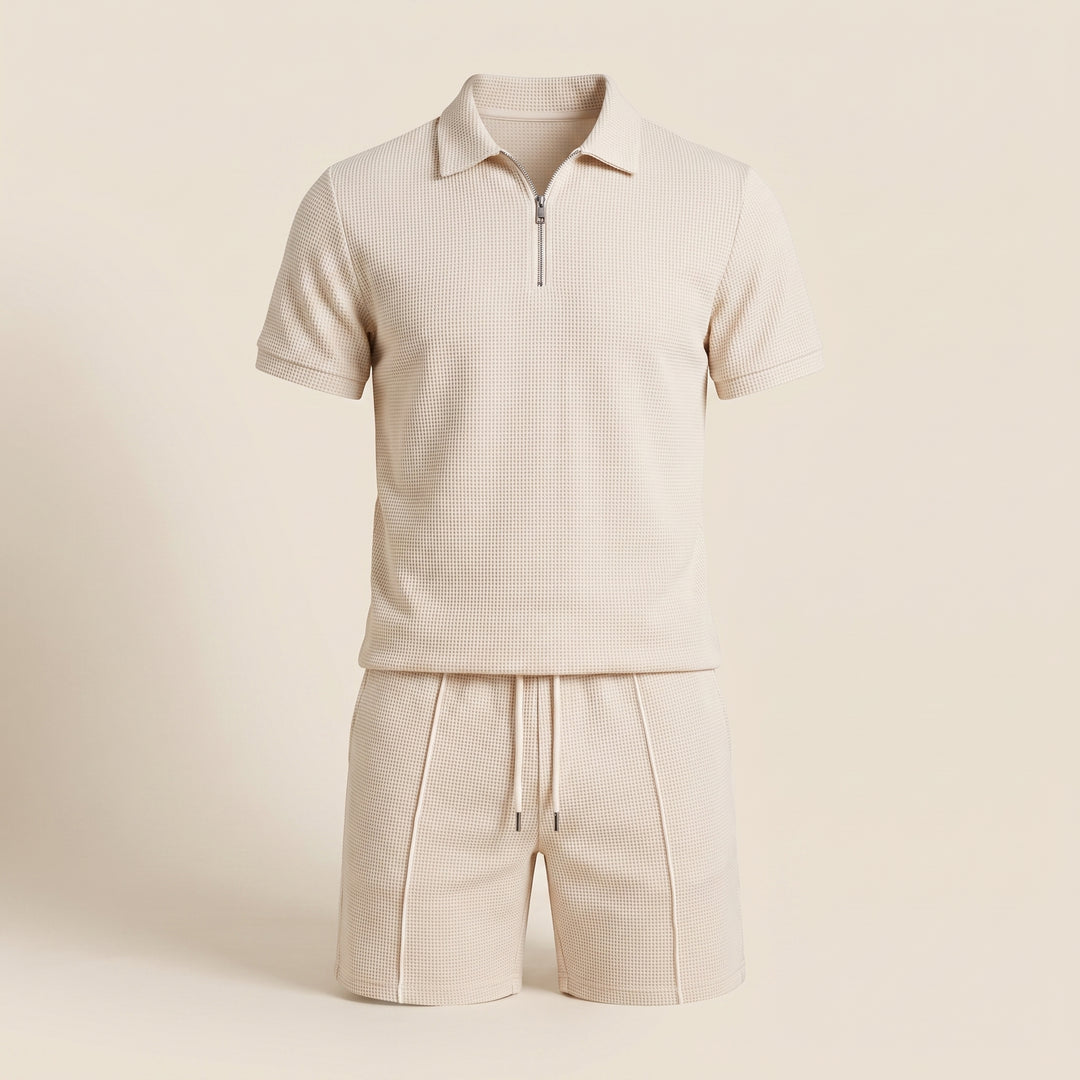 Harlow Zip Polo Lounge Set