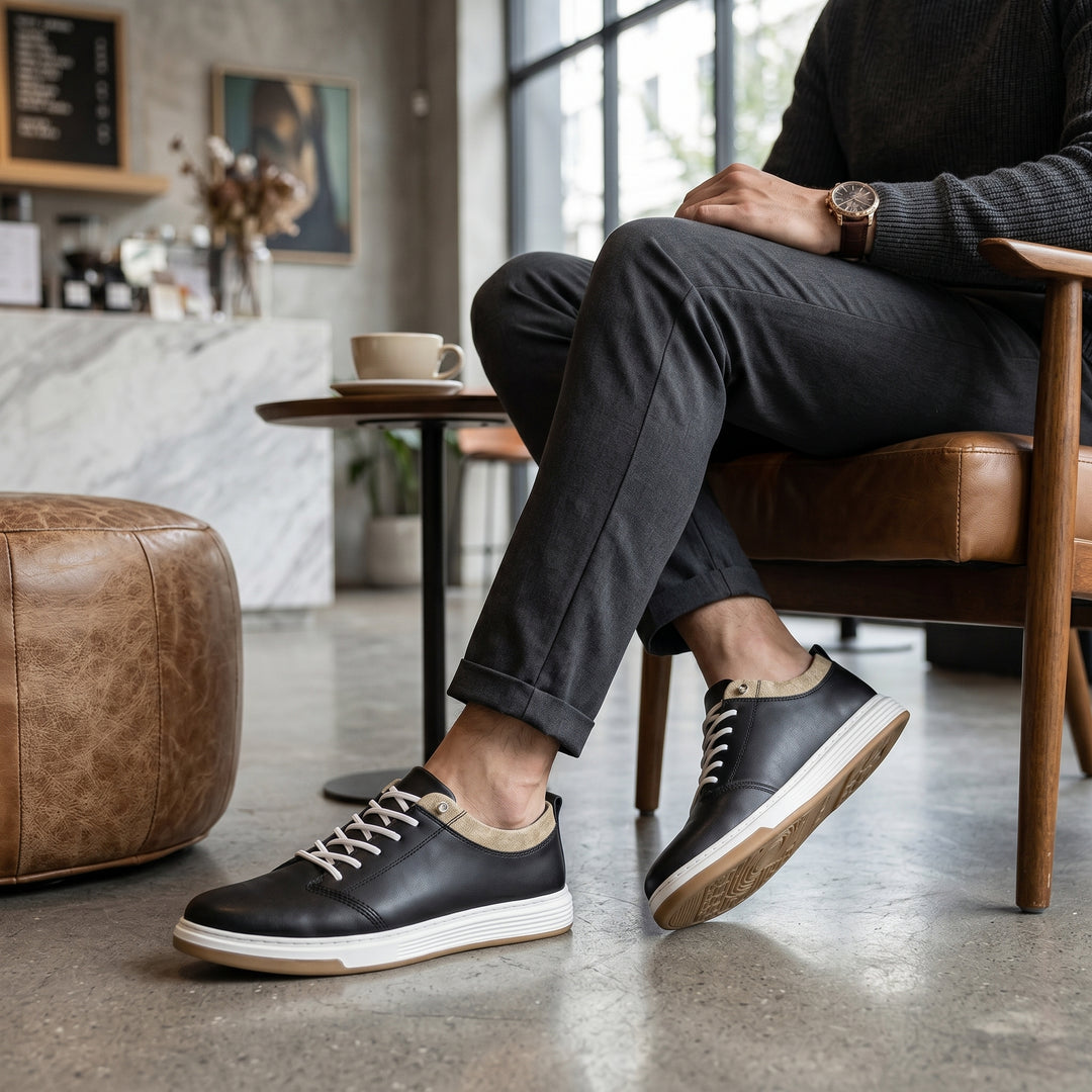 Lorenzo Leather Lace Up Casual Shoe