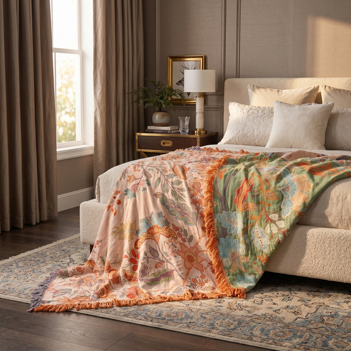 Willow Haven Cotton Throw Blanket
