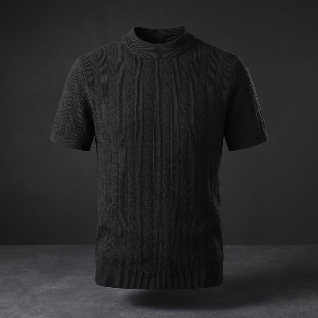 Cassian Mock Neck Knit Sweater