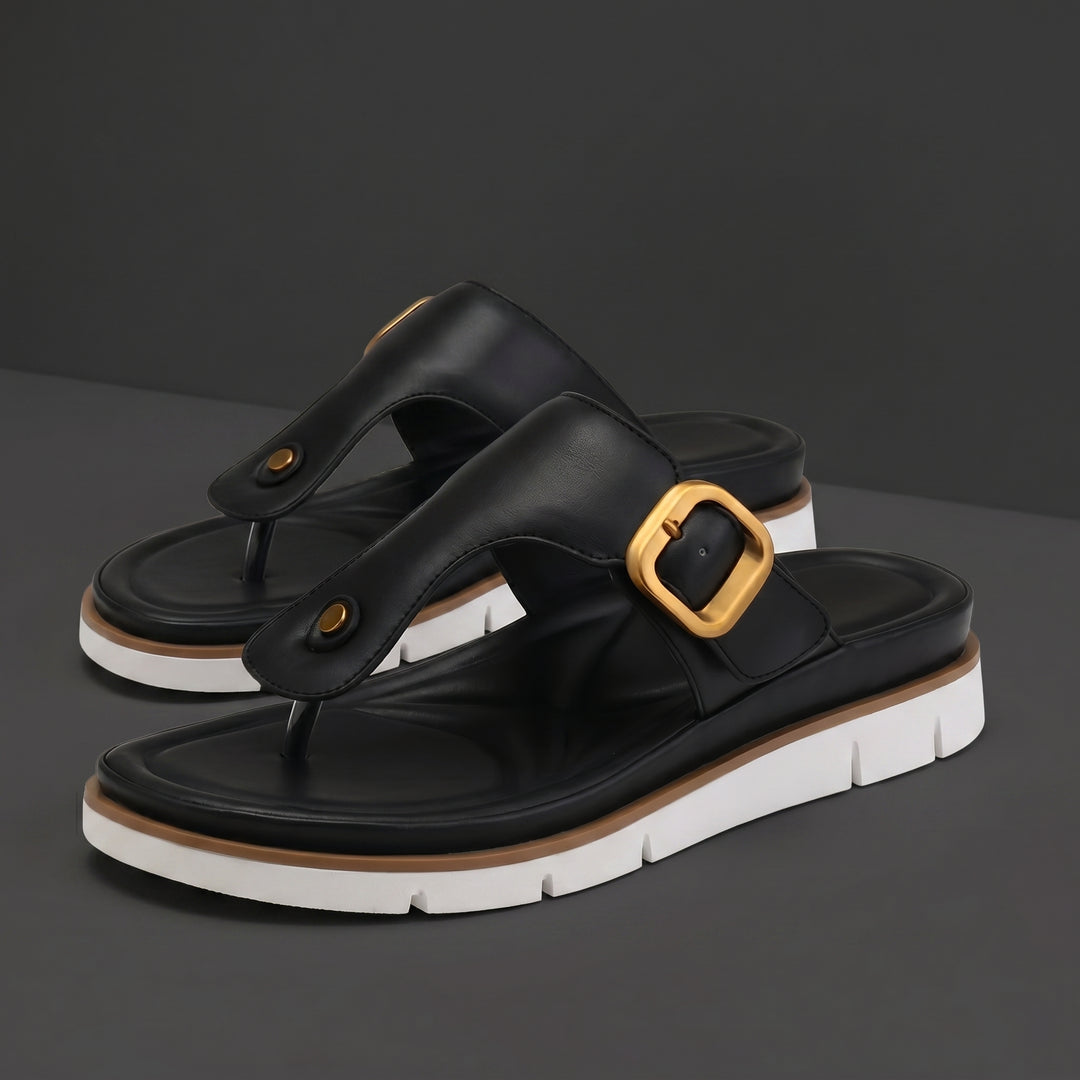 Amelia Buckle Platform Sandal