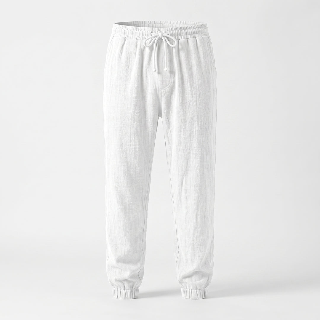 Elliot Hayes Linen Jogger Trousers