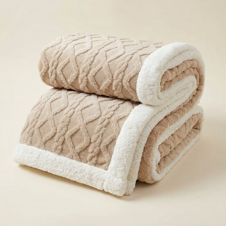 Harper Ridge Sherpa Fleece Throw