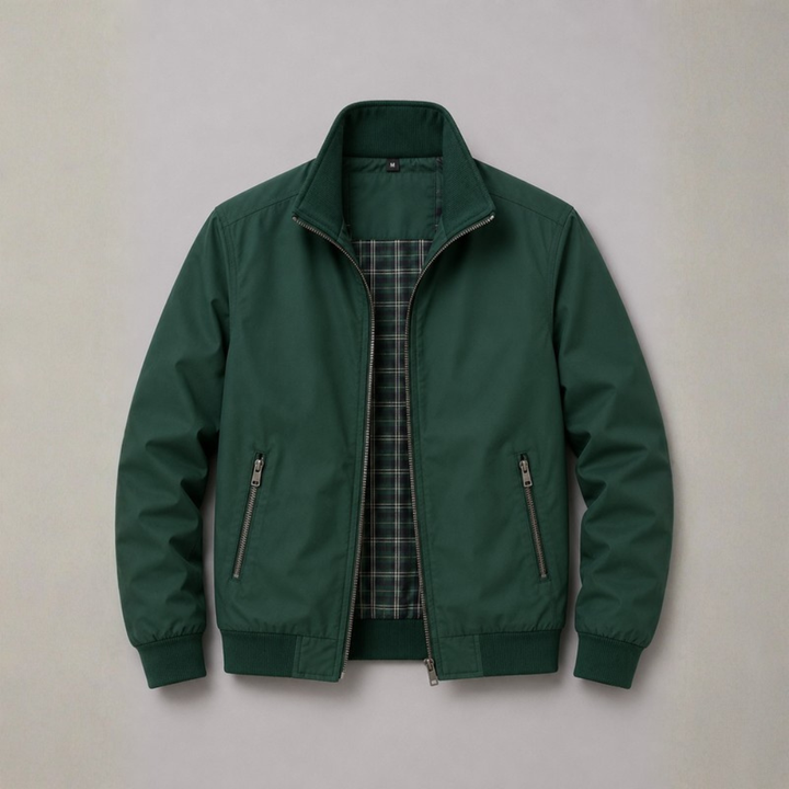 Julian Stand Collar Zip Jacket