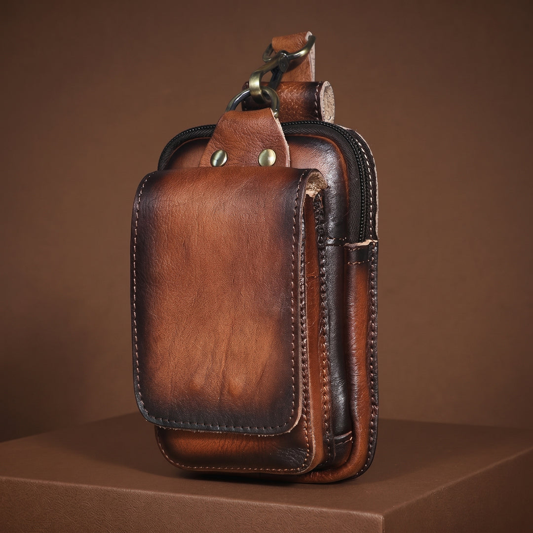 Grayson Holt Leather Utility Waist Bag