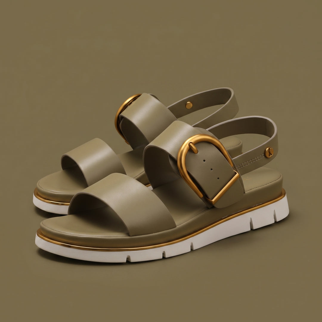 Noemi Rowan Buckle Strap Platform Sandals