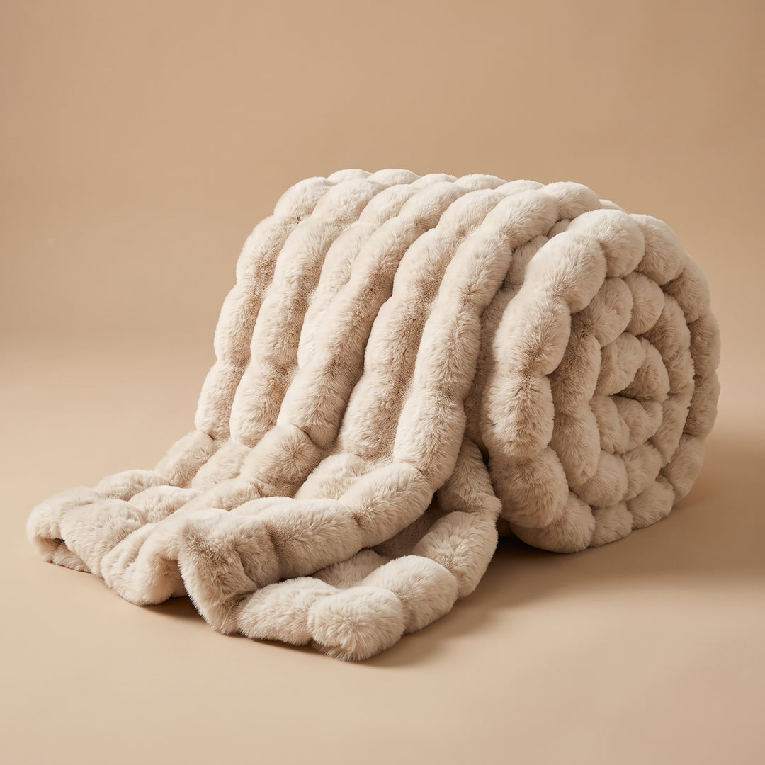 Maribel Cloud Faux Fur Blanket