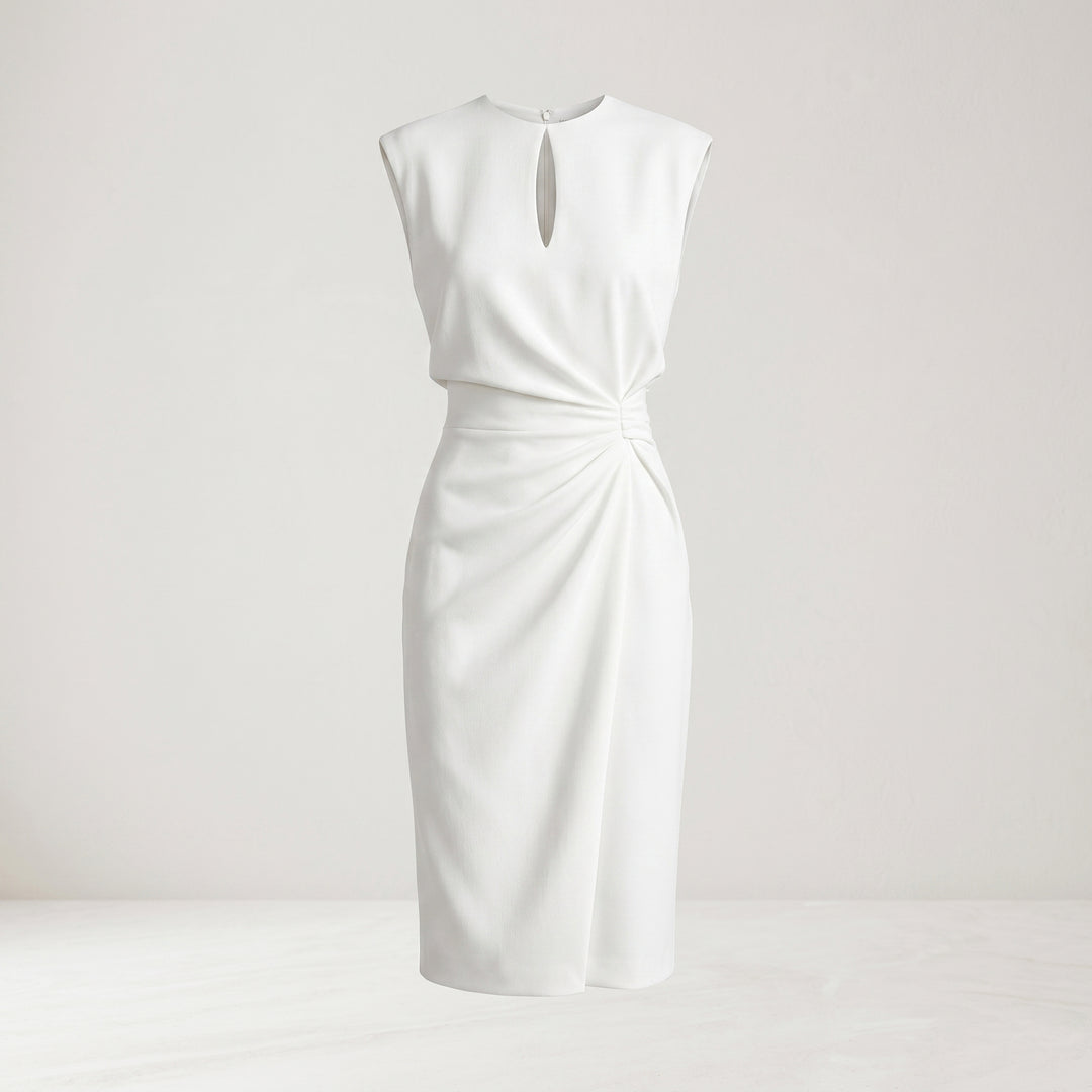 Aria Kensington Ruched Midi Dress