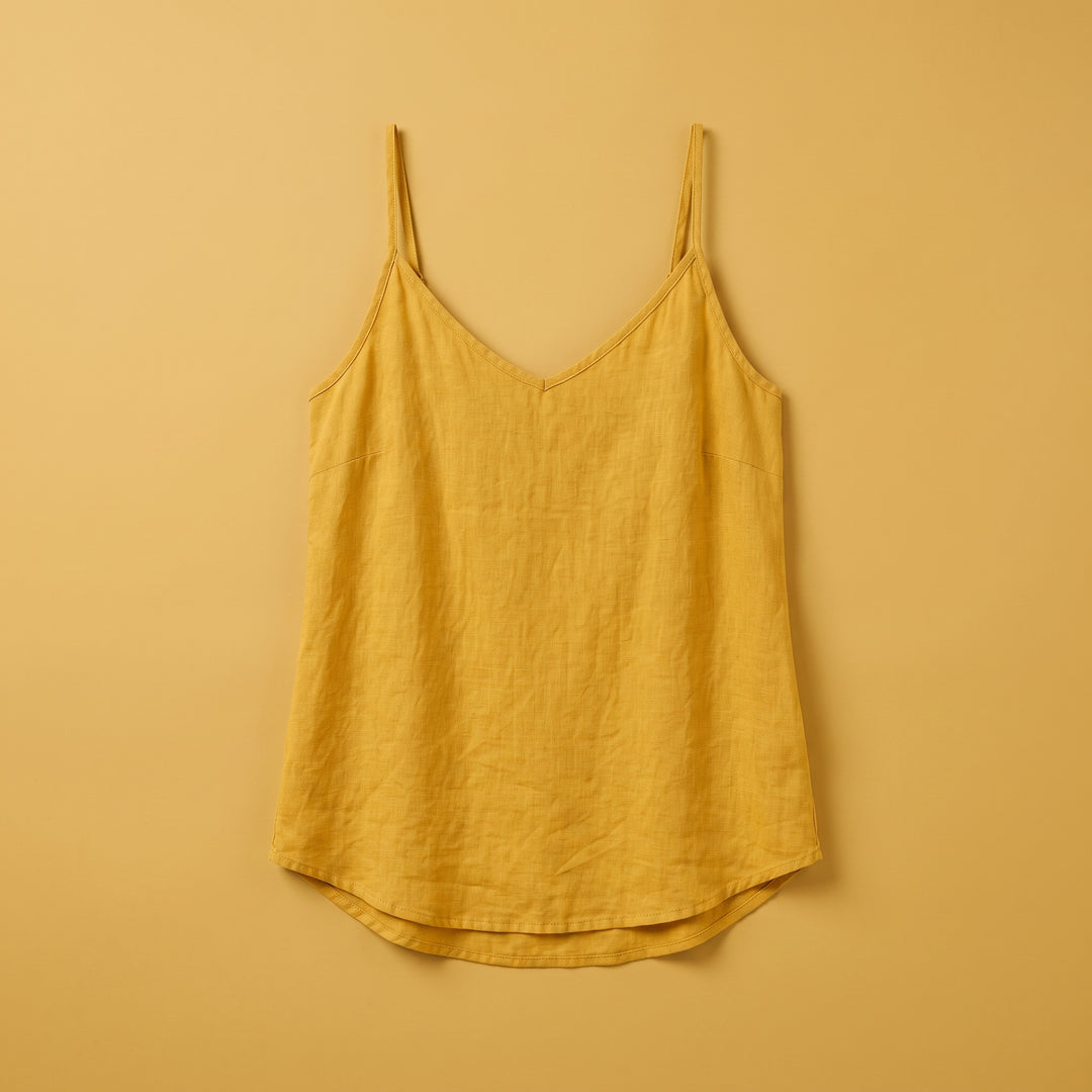 Natalie Brooks Linen Cami Top