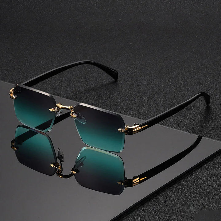 Emmett Rimless Gradient Sunglasses
