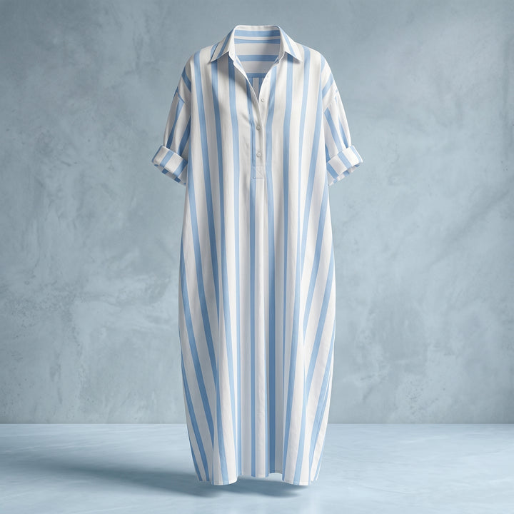 Mila Striped Shirt Dress
