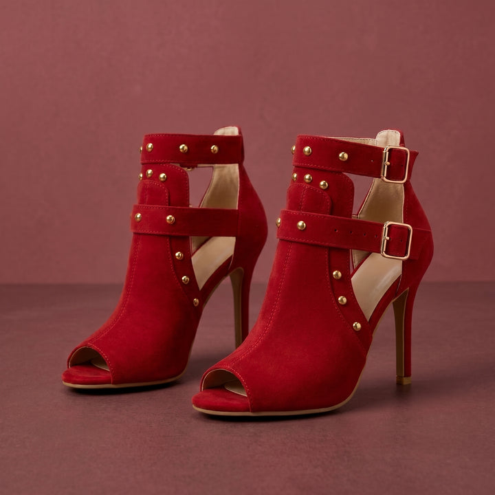 Valerie Buckle Strap Stiletto Sandal