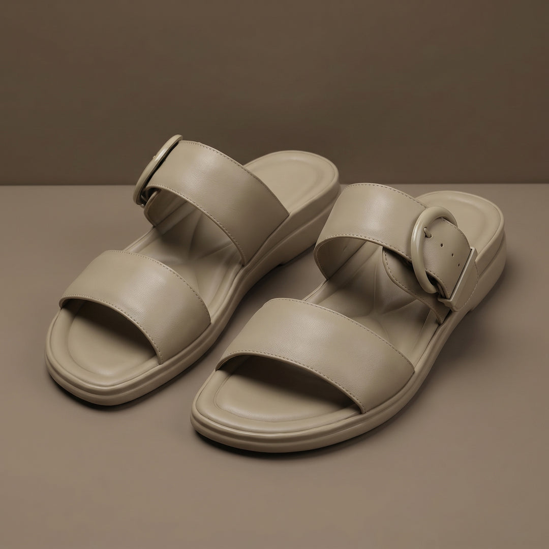 Savannah Comfort Buckle Slides